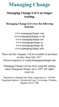 Mobile Screenshot of managingchange.com